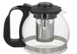 Kitchen&Go Jane stiklinis arbatinukas su metaliniu sieteliu, 1,25 L