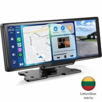 Automobilio multimedija su LT meniu | CarPlay, Android Auto, Vaizdo registratorius