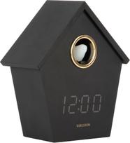 Karlsson Žadintuvas Riqueza Cuckoo LED, juodas