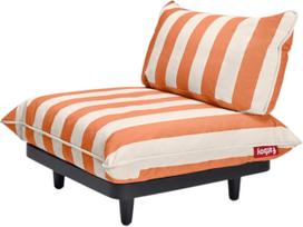 Fatboy Fotel Paletti su juostelėmis oranžinės ir kreminės spalvos