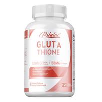 Glutathione blend, containing vitamin C extract, helps restore skin health, aids in whitening, suitable for adults, vegan. 120