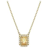 Swarovski Una Plakanti Širdis Millenia Kvadratinio Šlifavimo Cirkonio Karoliai Moterims karoliai Auksiniai Auksuoti 5598421 Box (Random Color)