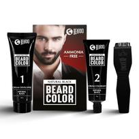 Beardo Barzdos Dažai Vyrams Natūraliai Juodi 60 ml Ilgai Išlaikantys Be Amoniako Lengvai Tepami Nesitepa Barzdos Plaukų Dažai Odai Draugiški
