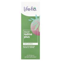 LifePro Health Skystas Jodas Plius su Kalio Jodidu ir Jodu, Be Skonio, 59ml (2 fl uncijos)