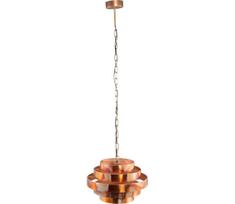 PTMD - Pakabinamas šviestuvas ant grandinės ZANTH 1xE27/40W/230V skersmuo 42 cm vario spalvos