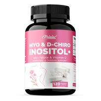 Inozitolio mišinio kapsulės, kiekviena porcija yra 2060 mg, subalansuoja hormonus ir suteikia visapusišką moterų sveikatos palaikymą. 120