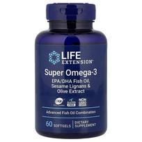 iHerb Life Extension Super Omega-3 Softgels, 60 Count 60 pcs - 1 ea