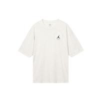 Jordan Flight Essentials Logo Oversized Casual Short Sleeve T-Shirt With Dropped Shoulders Men Tops Sail DZ7314-134 XL white