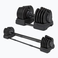 Hantelis/štanga 2in1 XTREXO TRX-ABD40 1-40 kg juoda/oranžinė