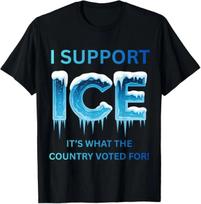 Aš remiu ICE Imigracijos ir muitinės pareigūnų aprangą Marškinėliai 3XL blue