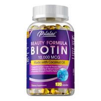 Biotinas 10000mcg - Palaiko odos elastingumą ir skatina sveiką plaukų augimą 120