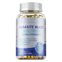 Parasite Blast Detoksikacijos Kompleksas - 120 Kapsulių - Pašalinkite Parazitus Žarnyno Sveikatai 120 white