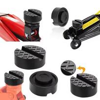 Car Lift Jack Support Stand Rubber Pads Wheel Dolly Slotted Floor Frame Rail Adapter Repair Tools for Lexus Subaru Fiat Volvo juoda