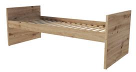 Lova viengulė Verso Baza, 90 x 200 cm, artisan oak, be čiužinio, su grotelėmis