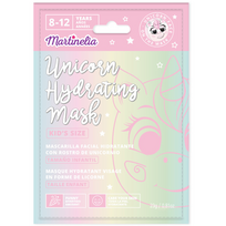 Martinelia Unicorn Face vaikiška lakštinė veido kaukė, 23 g.