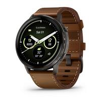 Garmin Venu 4 3.56 cm (1.4") AMOLED 45 mm Skaitmeninis 454 x 454 pikselių Jutiklinis ekranas Juodas Wi-Fi GPS (palydovinis)