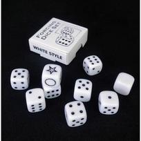 Force Dice Set Magic Tricks Gimmicks Props Close Up Magia Props Bar Trick Comedy Metalism Classic Toys Illusions Nail Game Magia balta