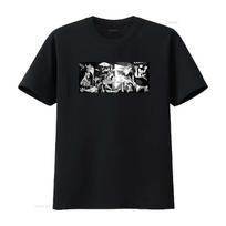 Pablo Picasso Guernica T Shirt Cubism Art Painting Impressionism ArtisT Hoe Classical vintage Washed Top For Everyday Wear Soft S juoda