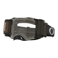 OAKLEY MX akiniai su Roll Off Airbrake TuffBlocks juodi/pilka metalo spalva su skaidriu Roll Off