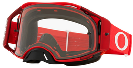 OAKLEY MX akiniai Airbrake Moto B1B raudoni su skaidriais lęšiais