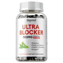 Ultra Blocker Angliavandenių ir Cukraus Blokuotojas - Skatina Virškinimą, Svorio Metimą, Metabolizmą 120