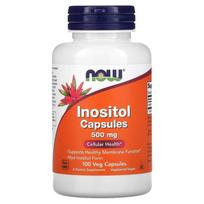 Now Foods Inozitolis 500mg daržovių kapsulės, 100 vnt.
