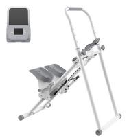 iScooter QK-7906 Kardio laiptų kopiklis su 3 lygių reguliuojamais porankiais ir 3 lygių reguliuojamais pedalų kampais, maksimali apkrova 100 kg, puikiai tinka namų treniruotėms balta