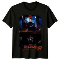 Piktu mirusiųjų namai (1981 m) Filmo plakato įkvėpti marškinėliai Retro 80-ųjų T-shirt L