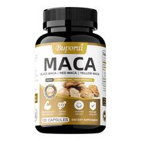Maca ekstrakto kapsulės, su pridėtais juodaisiais pipirais, siekiant pagerinti absorbciją, subalansuoti hormonus, padidinti energiją ir pagerinti nuotaiką. 120