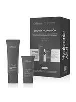 SKINCHEMISTS Veido kaukė su hialurono rūgštimi (50 ml), veido serumas su hialurono rūgštimi (30 ml)