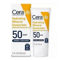 „Cerave“ drėkinamasis kūno mineralinis apsauginis losjonas nuo saulės su SPF 50, 5 uncijos