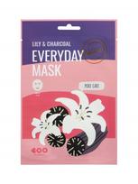 DEARBOO Veido kaukė su lelijų ir anglies ekstraktu EVERYDAY MASK LILY & CHARCOAL, 27 ml