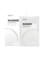 NACIFIC Šviesinanti lakštinė veido kaukė su niacinamidu NIACINAMIDE BRIGHTENING MASK, 10 vnt.