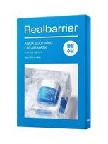 REAL BARRIER Drėkinamoji tekstilinė veido kaukė AQUA SOOTHING CREAM MASK, 10x30 ml