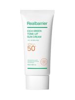 REAL BARRIER Apsauginis kremas nuo saulės su azijine centelė CICA GREEN TONE-UP SUN CREAM SPF50+ PA++++, 50 ml