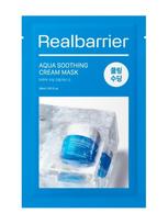 REAL BARRIER Drėkinamoji tekstilinė veido kaukė AQUA SOOTHING CREAM MASK, 30 ml
