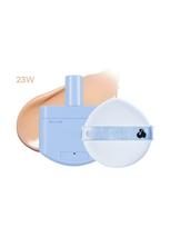 UNLEASHIA Ilgai išliekantis makiažo pagrindas kempinėlėje BABE SKIN BABY BLUE CUSHION (23W), 15 g