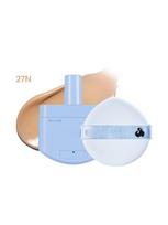 UNLEASHIA Ilgai išliekantis makiažo pagrindas kempinėlėje BABE SKIN BABY BLUE CUSHION (27N), 15 g
