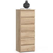 Komoda Akord CL6, sonoma ąžuolo sp., 109 cm x 40 cm x 35 cm