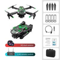 Naujas S28Max mini dronas ESC HD antena dviguba kamera Wifi Fpv įvairiakryptė kliūčių išvengimo aerofotografija keturkopterio žaislo dovana 1 Battery žalia