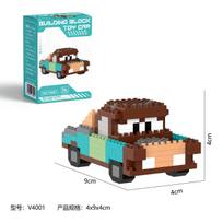 Automobilių konstravimo kaladėlės Žaibas Makvynas Džeksonas Audra Animacinis personažas Žaislai Salė Karjera lego Vaikams Gimtadienio dovanos No Box