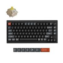 Keychron V1 Ultra Wireless Belaidė Žaidimų Klaviatūra | Black, Silk POM Banana