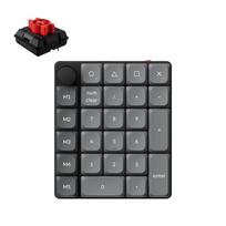 Keychron K0 Max Wireless Belaidė Žaidimų Klaviatūra | Black, Milk POM Red