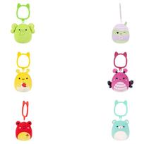 Pliušinis žaislas, raktų pakabukas Squishmallows Clip On W26, (spalva/dizainas parenkami atsitiktine tvarka), 8 cm
