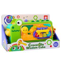 Interaktyvus žaislas, krokodilas Lean Toys Wisdom Cube, žalia sp.
