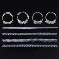 4pcs Invisible Ring Size Adjuster For Loose Rings,  Ring Protection Adjuster, Spiral Ring Gasket Jewelry Fastener is Suitable gryna