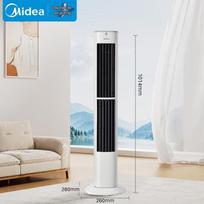 Midea ZDJ09SD Quiet Bladeless Tower Fan with Timer