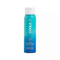 Coola skaidrus apsauginis nuo saulės purškiklis, SPF 50, be kvapo, nepertraukiamo veikimo purškiklis, nepalieka baltų pėdsakų, kelioninio dydžio - 2 fl oz