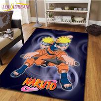 Anime Naruto modelio kilimai Svetainės neslystančios zonos kilimėlis Vaikams Miegamojo kilimėliai Jogos kilimėlis Didelio kilimo dekoras 40cm x 60cm