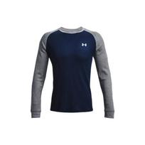 Under Armour spalvotas megztas sportinis kostiumas vyrams Aktyvūs drabužiai Tamsiai mėlynas Pilkas 1302355-408 M black